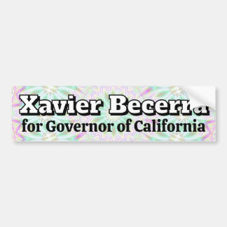 Pegatina Para Coche Xavier Becerra para gobernador de California 