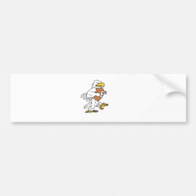 Pegatina Para Coche YAFL Eagles debajo de 8 (Frente)