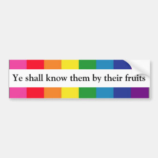 Pegatina Para Coche YE los sabrá al lado de sus frutas -- 7:16 de Matt