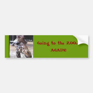 Pegatina Para Coche ¡Yendo al PARQUE ZOOLÓGICO…, OTRA VEZ!