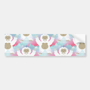Pegatina Para Coche yeti rosado