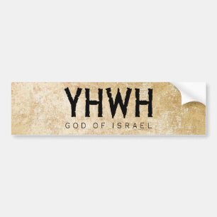 Pegatina Para Coche YHWH (Jehová)