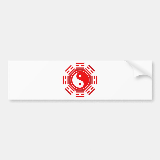 PEGATINA PARA COCHE YIN Y YANG (Frente)