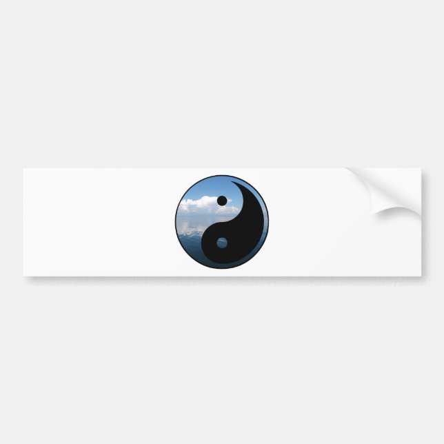 Pegatina Para Coche yin yang-1 (Frente)