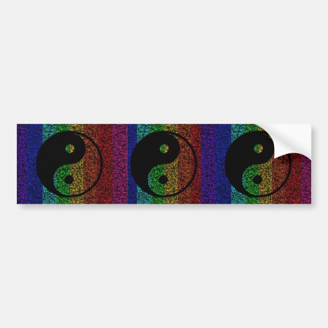 Pegatina Para Coche Ying Yang (Frente)