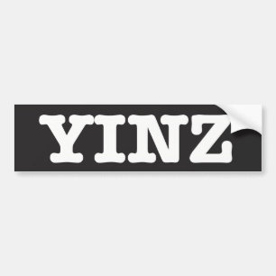 Pegatina Para Coche Yinz -