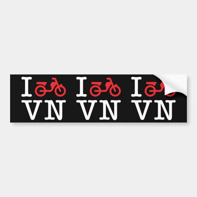 Pegatina Para Coche Yo moto Vietnam (Frente)