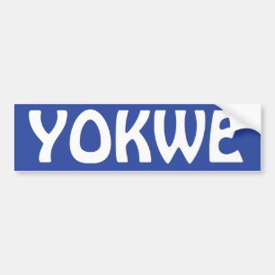 Pegatina Para Coche YOKWE - ¡Marshallese que saluda a usted todo!