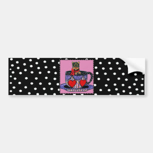 Pegatina Para Coche Yorkie Poo
