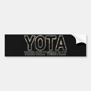 PEGATINA PARA COCHE YOTA