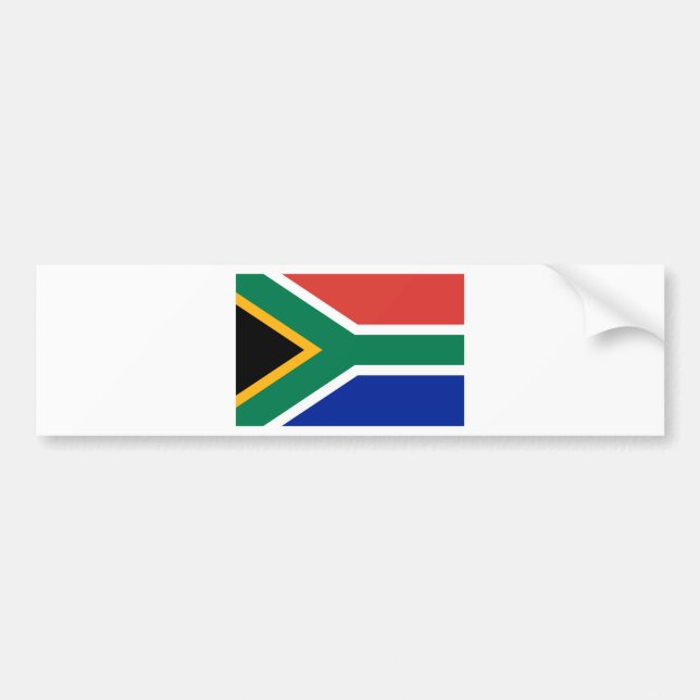 Pegatina Para Coche ZA de Sudáfrica (Frente)