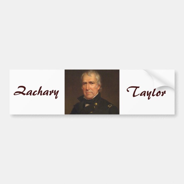 Pegatina Para Coche Zachary Taylor (Frente)