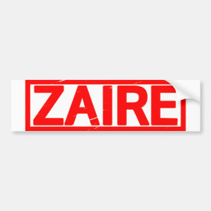 Pegatina Para Coche Zaire Stamp