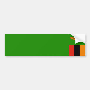 Pegatina Para Coche Zambia/bandera zambiana