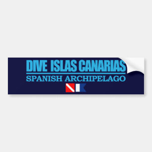 Pegatina Para Coche Zambullida Islas Canarias