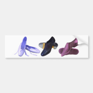 Pegatina Para Coche Zapatos de la danza