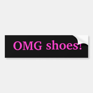 Pegatina Para Coche ¡Zapatos de OMG!