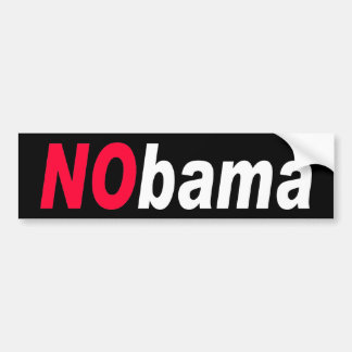 Pegatina Para Coche ZAZZLE NObama2