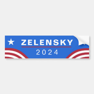 Pegatina Para Coche Zelensky para el presidente Bumper Sticker