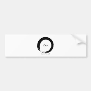 Pegatina Para Coche Zen: Manténgalo simple