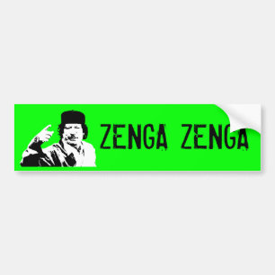 Pegatina Para Coche ¡Zenga Zenga! (edición técnica)