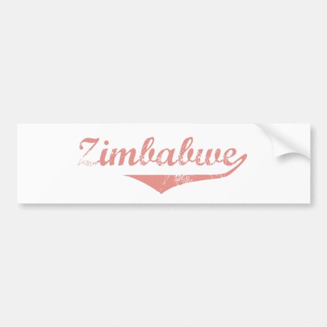 Pegatina Para Coche Zimbabue (Frente)
