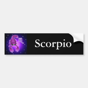 Pegatina Para Coche Zodiaco lindo del escorpión