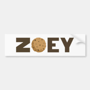 Pegatina Para Coche Zoey cookie bumper sticker