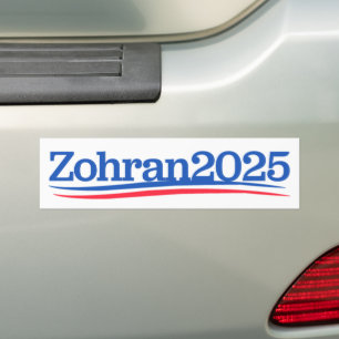 Pegatina Para Coche Zohran Mamdani Alcalde NYC 2025