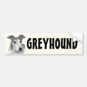 Pegatina Para Coche Zoie, galgo