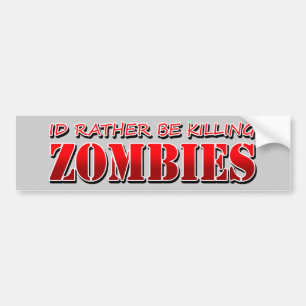 Pegatina Para Coche Zombi