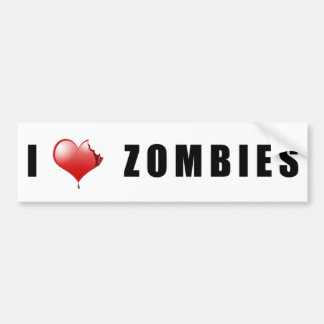Pegatina Para Coche Zombi BumperSticker