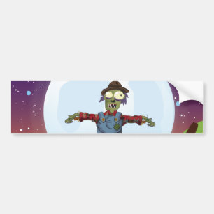 Pegatina Para Coche Zombie Scarecrow