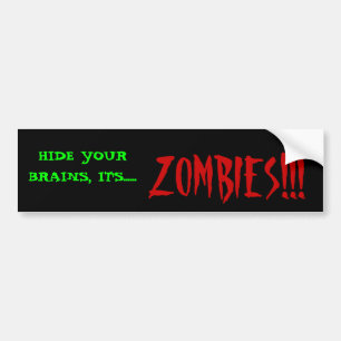 Pegatina Para Coche ¡Zombis!!