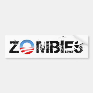 Pegatina Para Coche Zombis de Obama