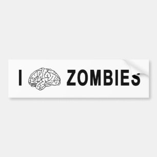 PEGATINA PARA COCHE ZOMBIS I [DEL CEREBRO]