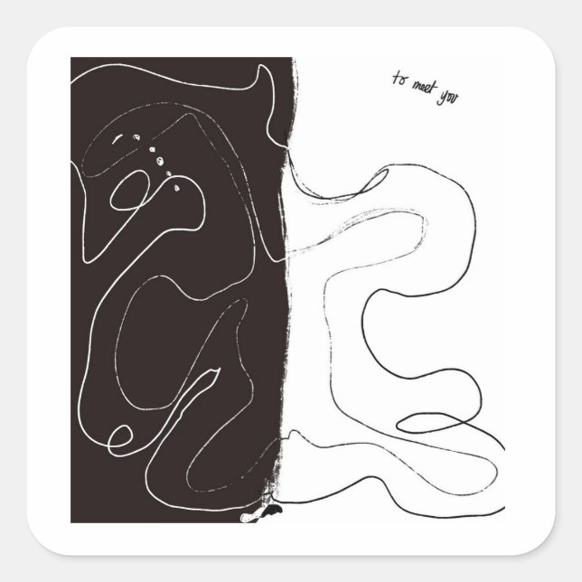 Pegatina para conocerte (Anverso)