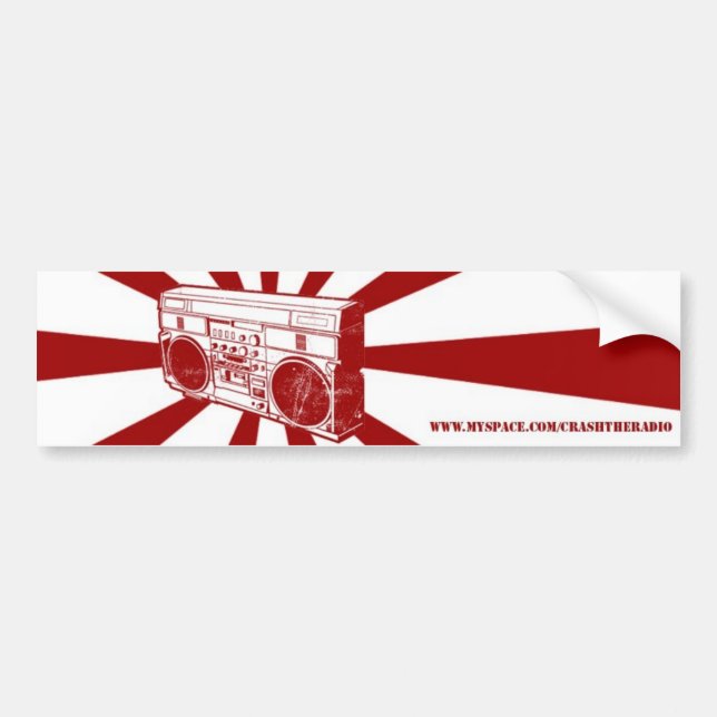 Pegatina para el parachoques (Frente)