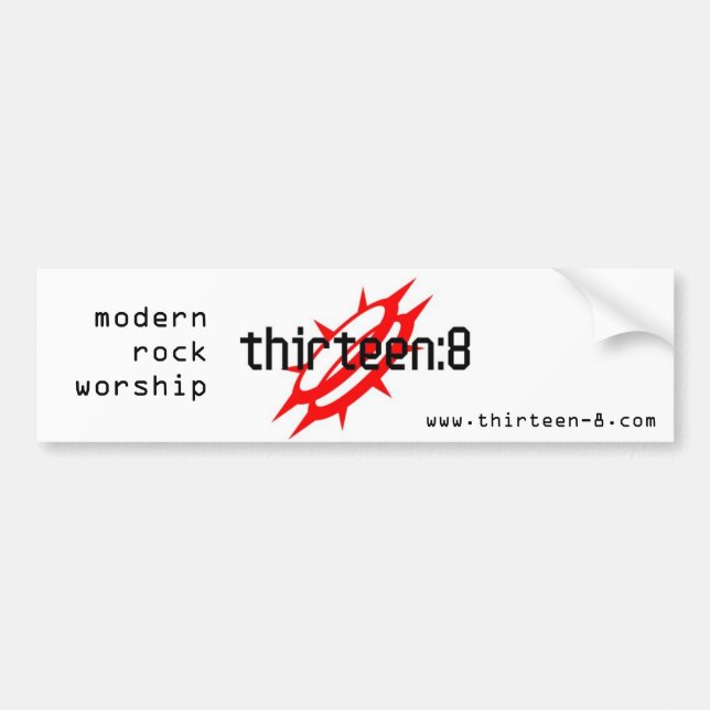 Pegatina para el parachoques (Frente)