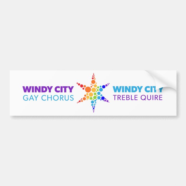 Pegatina para el parachoques (Frente)