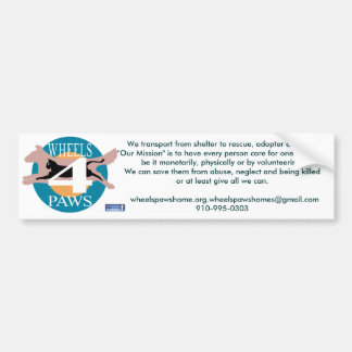 Pegatina para el parachoques