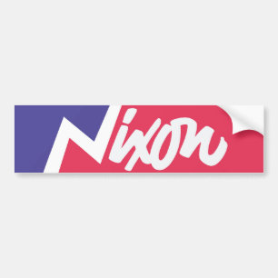 Pegatina para el parachoques 1968 de Richard Nixon
