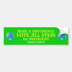 Pegatina para el parachoques 2012 de Jill Stein