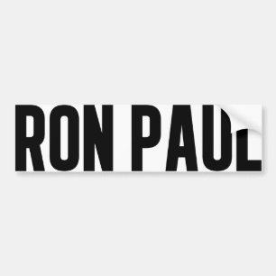 Pegatina para el parachoques 2012 de Ron Paul