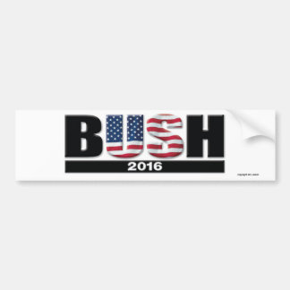 Pegatina para el parachoques 2016 de Bush