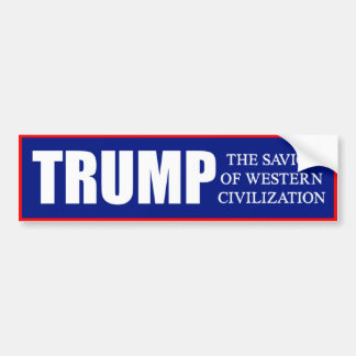 Pegatina para el parachoques 2016 de Donald Trump