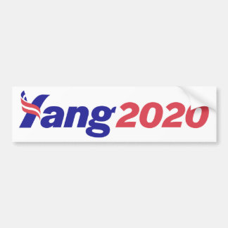Pegatina para el parachoques 2020 de Yang