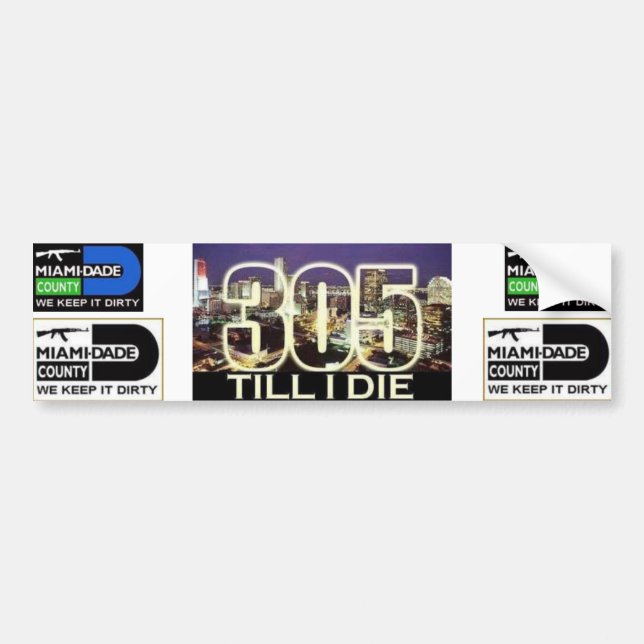 pegatina para el parachoques 305 (Frente)