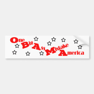 Pegatina para el parachoques anti de Obama