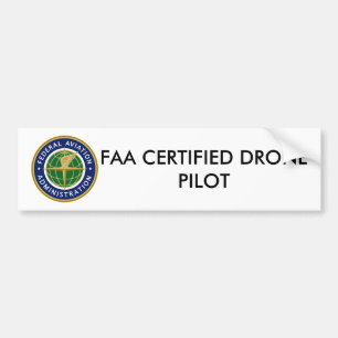 PEGATINA PARA EL PARACHOQUES CERTIFICADA FAA DEL